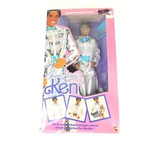 1986 Mattel Jewel Secrets African American Ken Doll NIB #3232